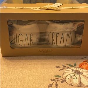 NWT Rae Dunn Cream and Sugar Set